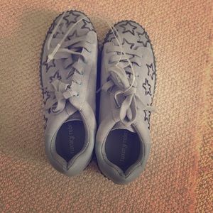 LUXURY REBEL PLATFORM LIGHT BLUE SHOES 👠